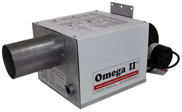 an infrared heater that emits thermal radiation