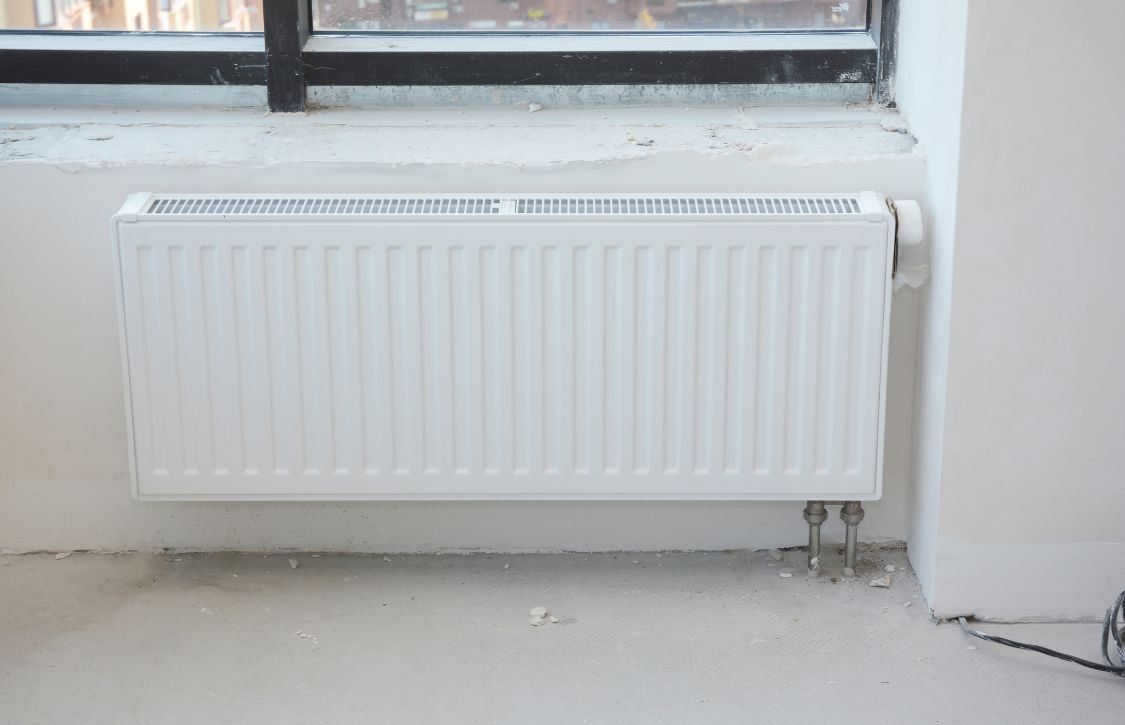 radiator in a residential space